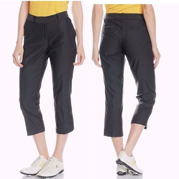 NIKE GOLF Dri-Fit Grey Golf Cropped Pants-10 - Picture 1 of 10